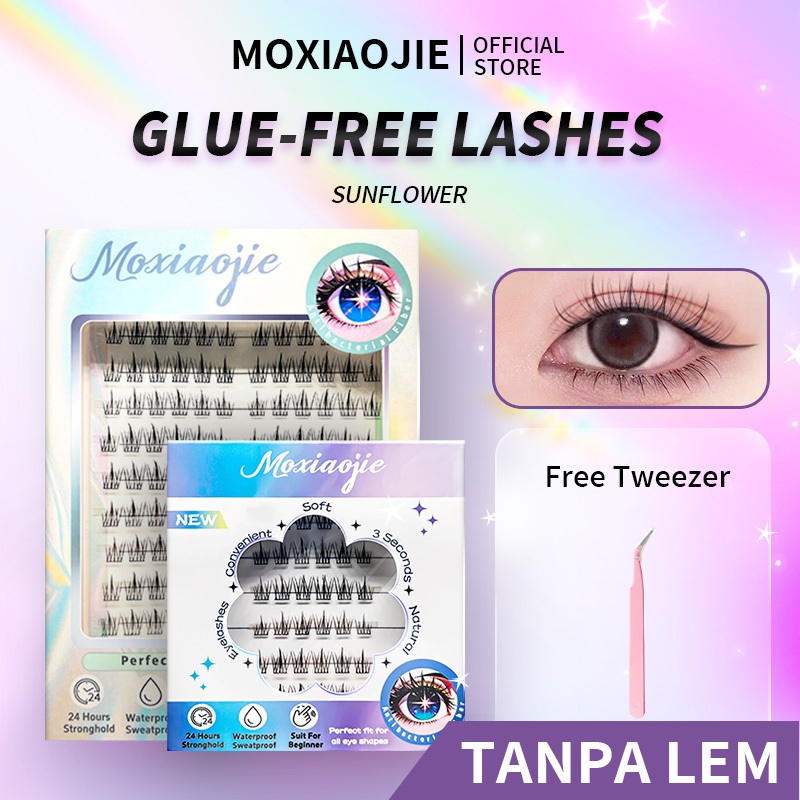 [TANPA LEM]Bulu Mata Palsu KOREA GIRBAND 3D Bulu Mata Palsu Natural 9-10MM Bulu Mata Palsu Korea MOX