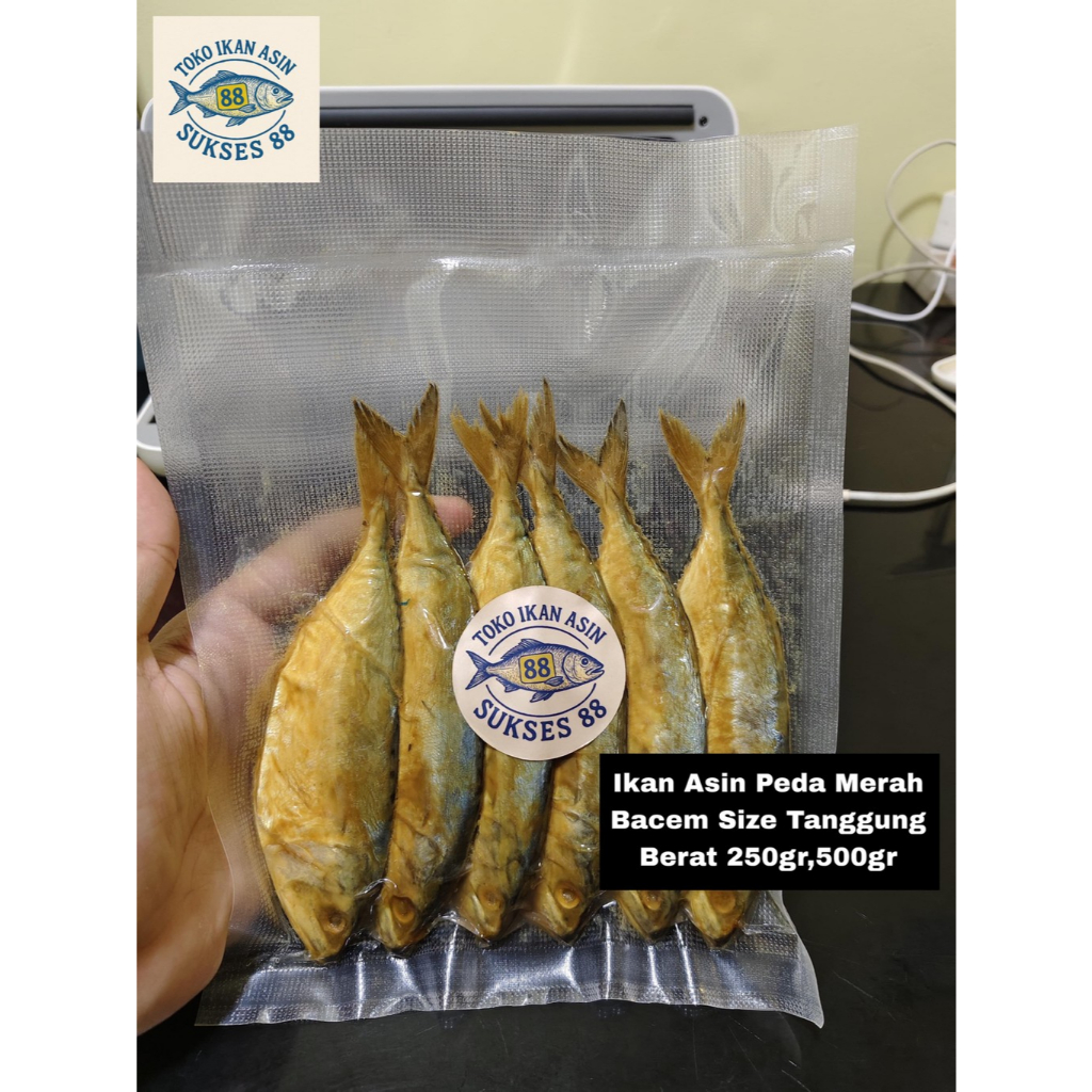 

Ikan Asin Peda Merah Bacem Premium 250gr / 500gr | Size Tanggung | Siap Masak & Gurih