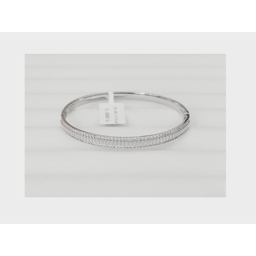 Gelang Oval Putih kadar 375