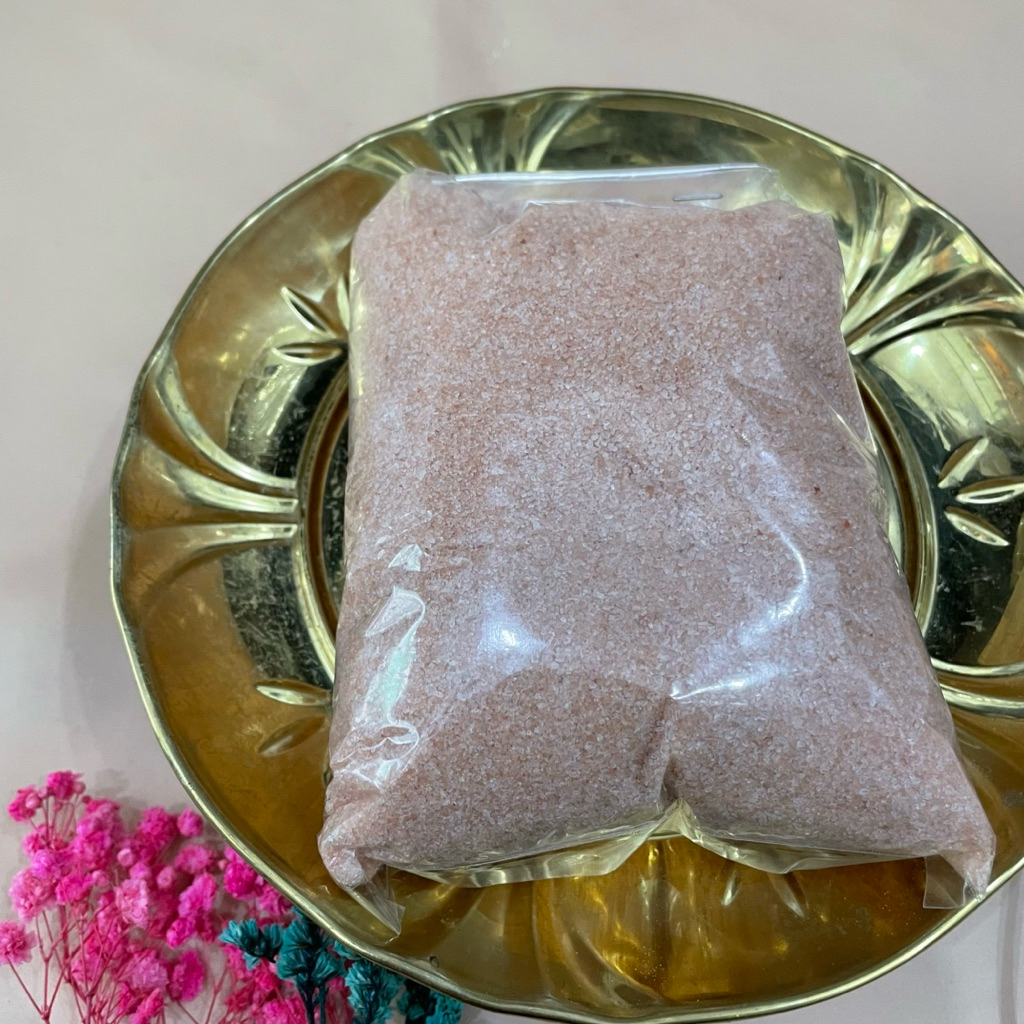 

Garam Pink Himalaya 1kg, Garem untuk MPASI Himalayan Salt