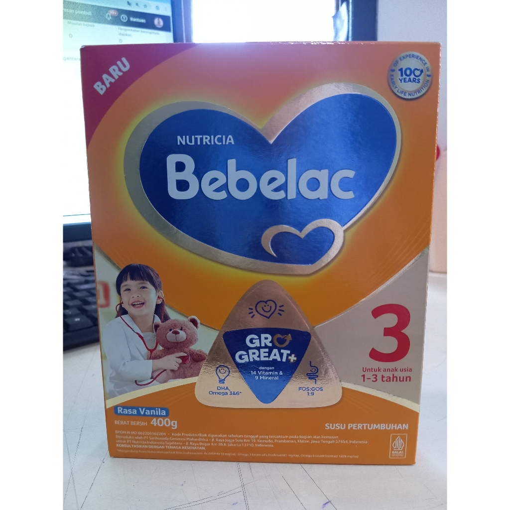 

bebelac susu bayi 3+