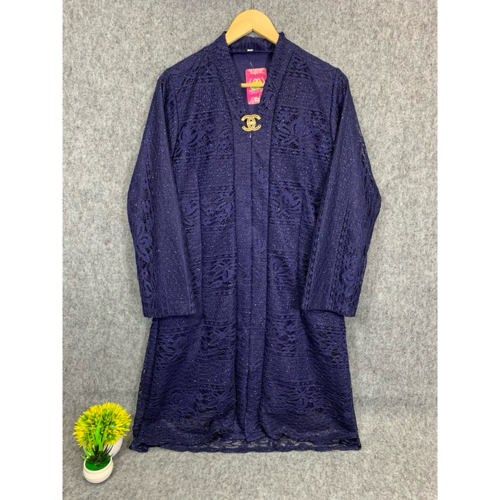 Atasan baju kurung brukat