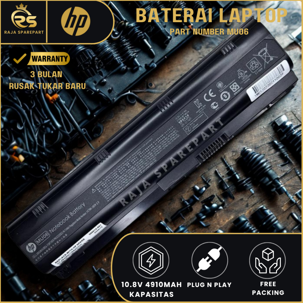 BATERAI ORIGINAL LAPTOP HP 1000 CQ42 CQ43 CQ320 CQ430 CQ431