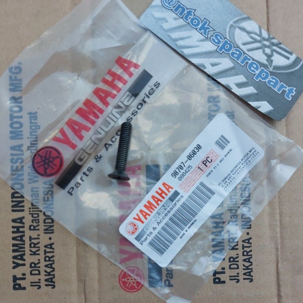 Baut Sekrup Jalu Stang Hanvat FIZR FIZ R Vega R Original Genuine Yamaha 98707-06030