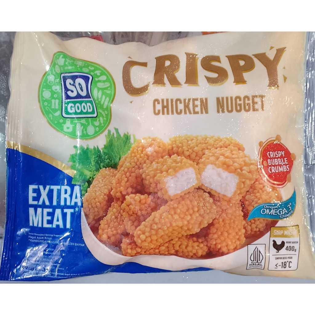 

SO GOOD CRISPY chicken nugget 400gr Harga Promo