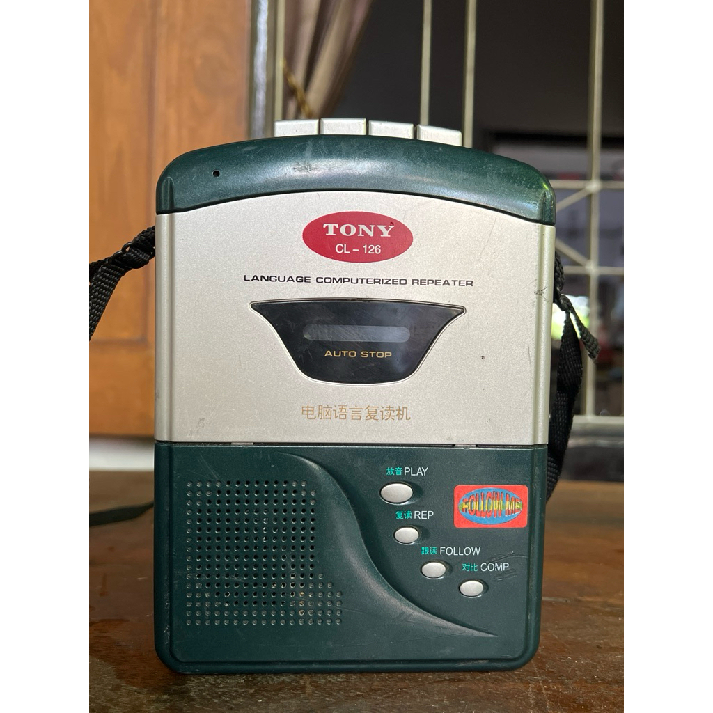 Mini Cassette / Tape Recorder, Tony CL-126, Hijau Gelap