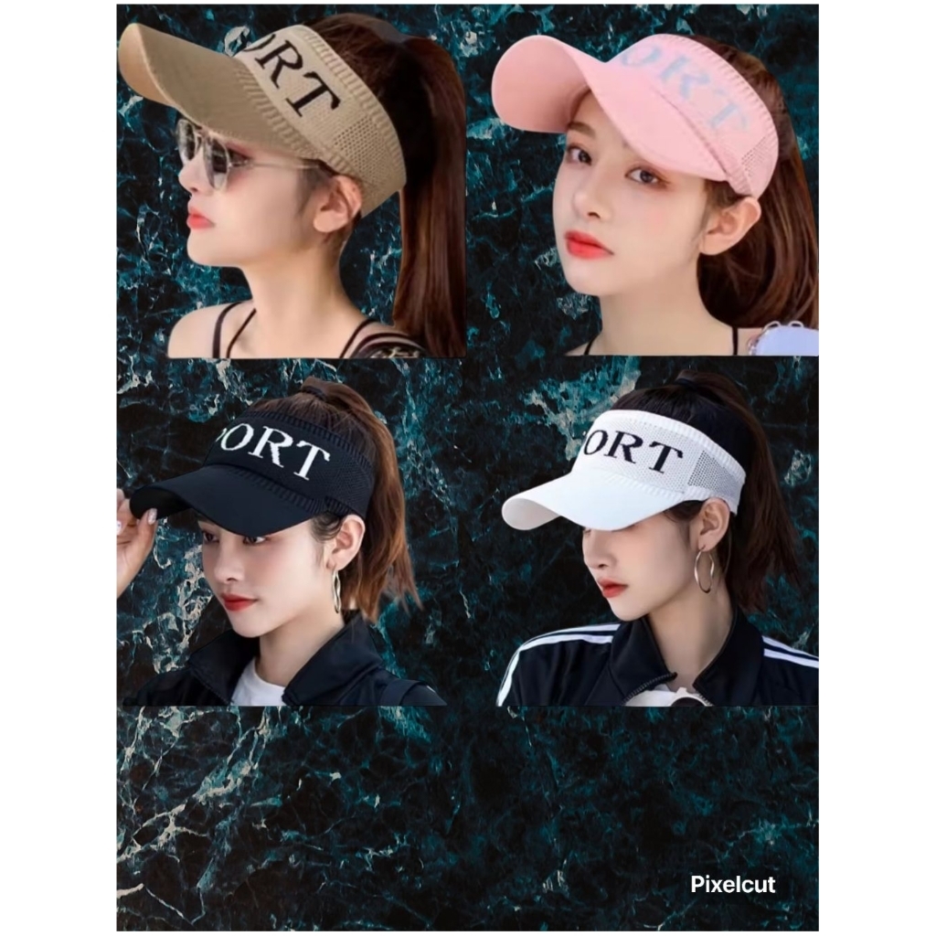 Terlaris Topi Zumba/Topi Senam/ Topi Golf/ Topi Sport Wanita Rajut Korea Original Berkualitas