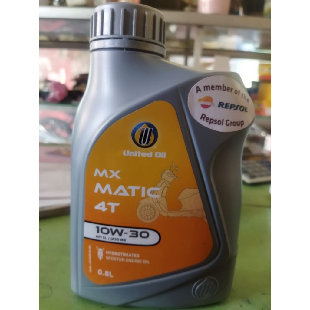 Oli metic  MX United oil,  untuk semua motor metic