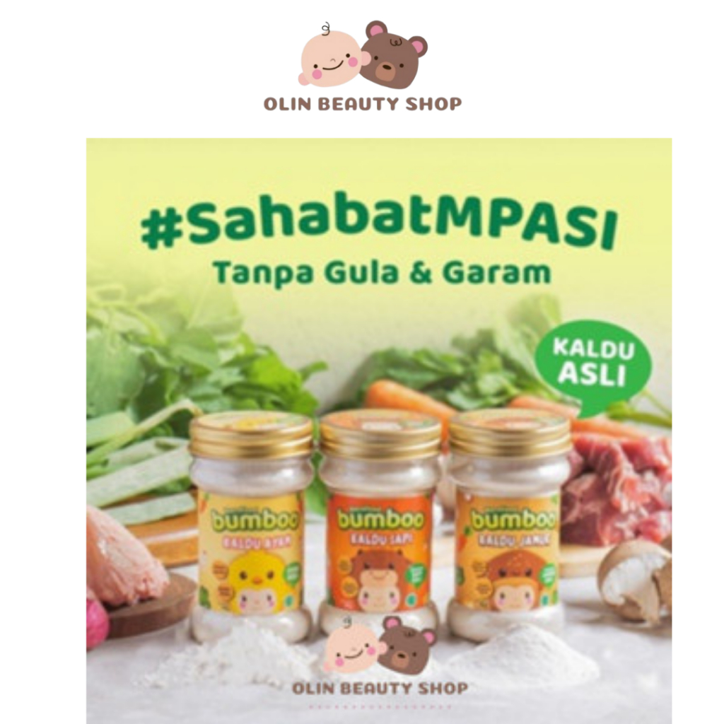 

BUMBOO Kaldu Anak MPASI - No MSG - Tanpa Gula & Garam - Bahan Alami - Tambahan Sayur Asli