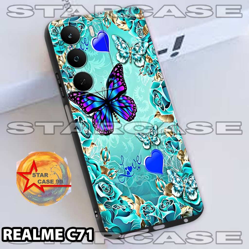 Softcase karet realme c71/S11/Motif cewek /case realme c71/casing realme c71