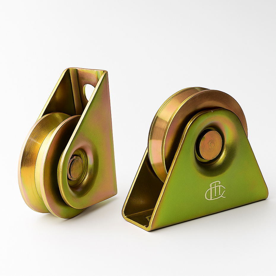 roda pagar 2" inchi 50mm paret siku roda pintu besi roda gerbang sliding gate 50mm