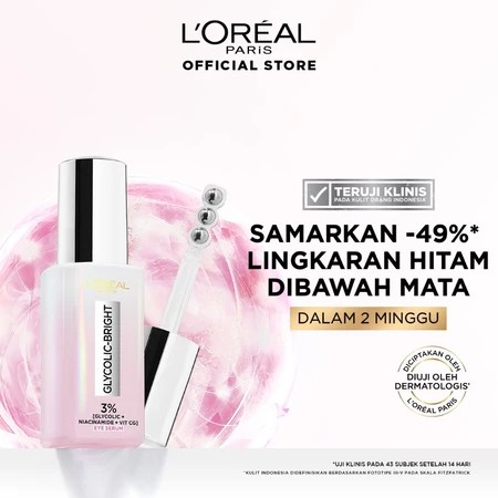 LOreal Paris Glycolic Bright Dark Circle Eye Serum