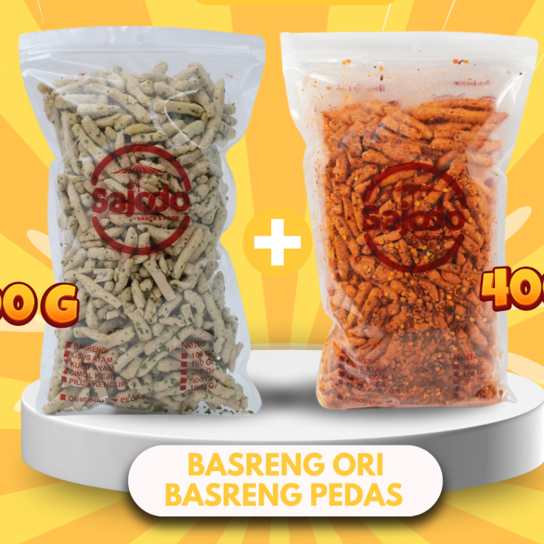 

Basreng Pedas 400 Gr Gratis Basreng Ori 400 Gr Snack & Food Cemilan Makanan