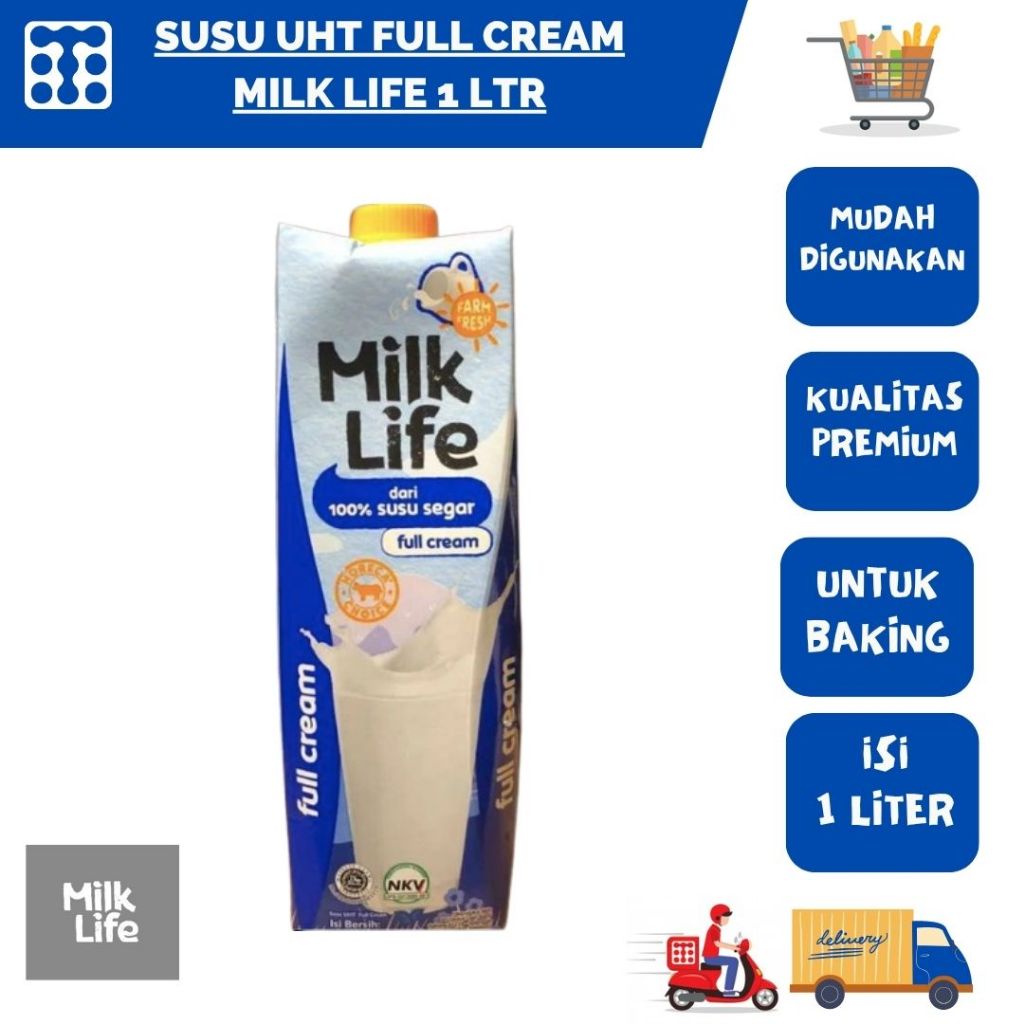 

SUSU UHT FULL CREAM MILK LIFE 1 LITER