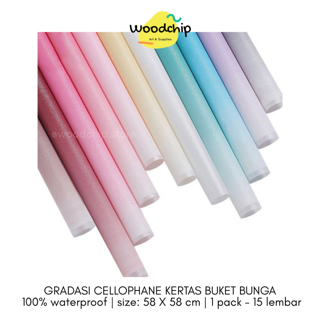 

[PACK] GRADASI CELLOPHANE | KERTAS BUKET BUNGA BOUQUET KERTAS KADO WRAPPING PAPER GLITTER BUNGKUS