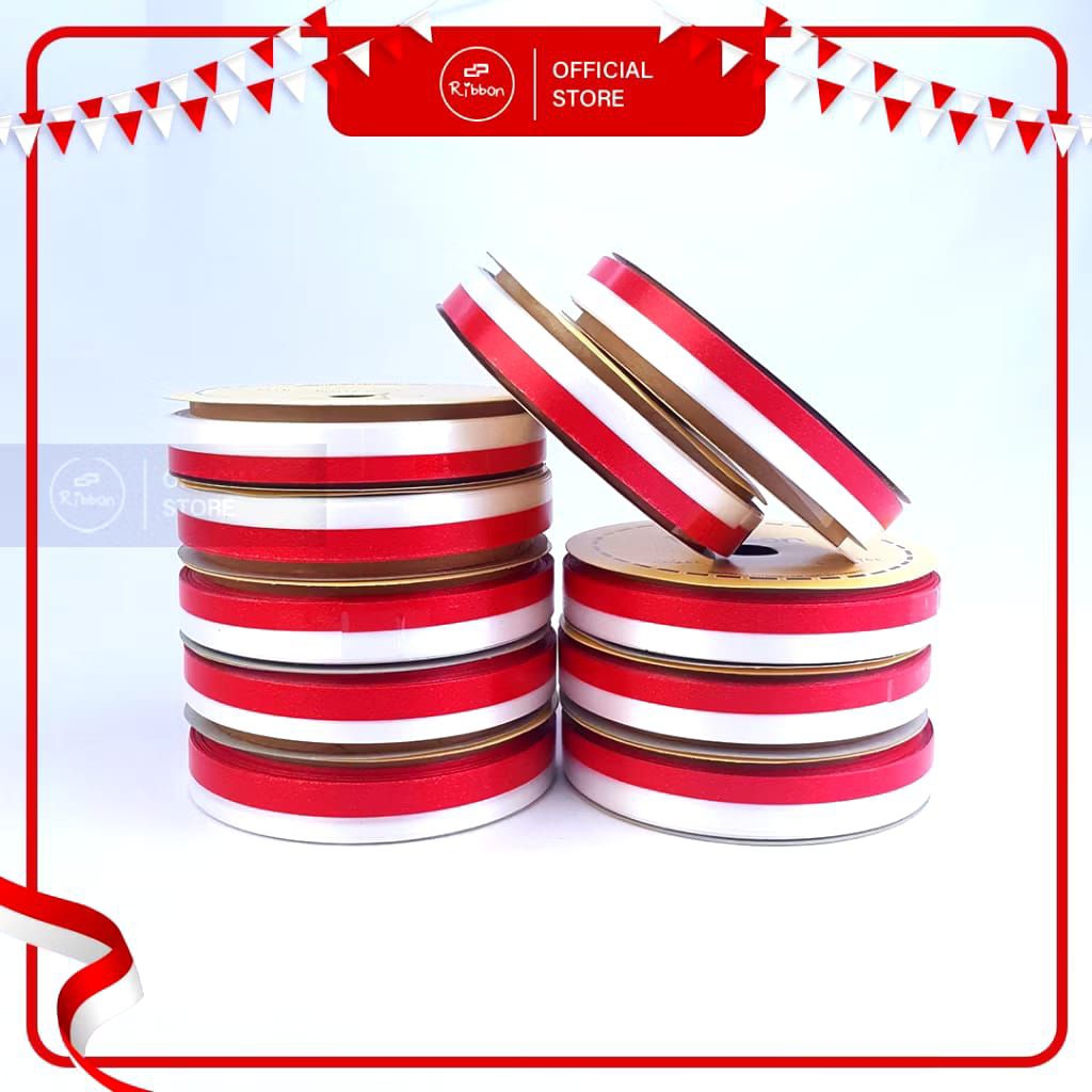 

Pita Kado Merah Putih Ribbon Bendera Indonesia Merdeka