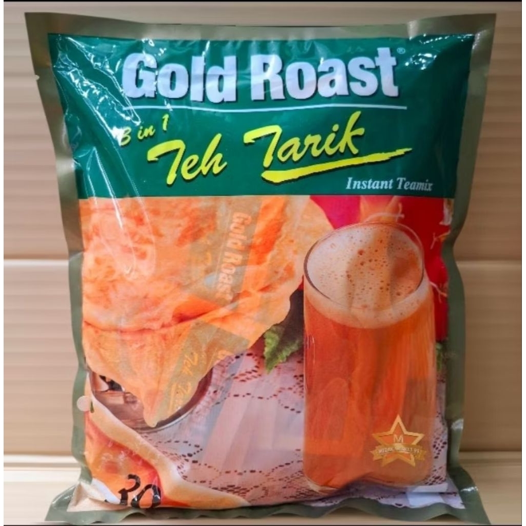 

Gold Roast 3 in 1 Instant Teh Tarik | Isi 30 Pcs @20 gr