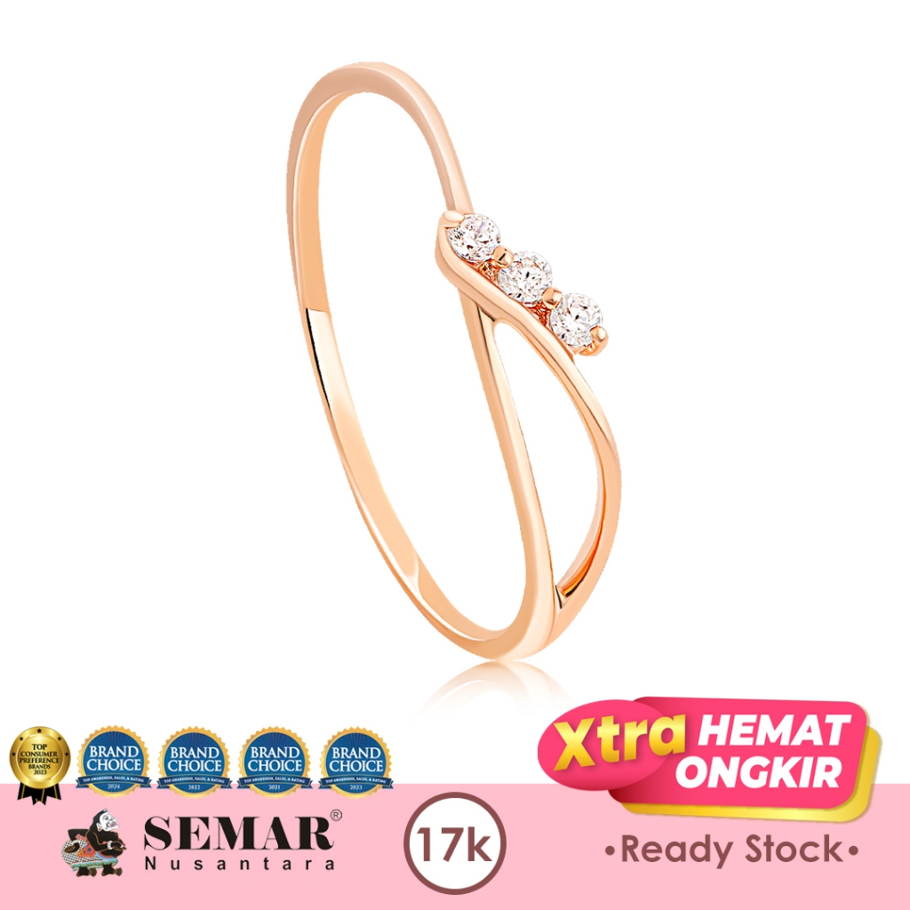 Cincin Emas Valencia Gold 17K Semar Nusantara