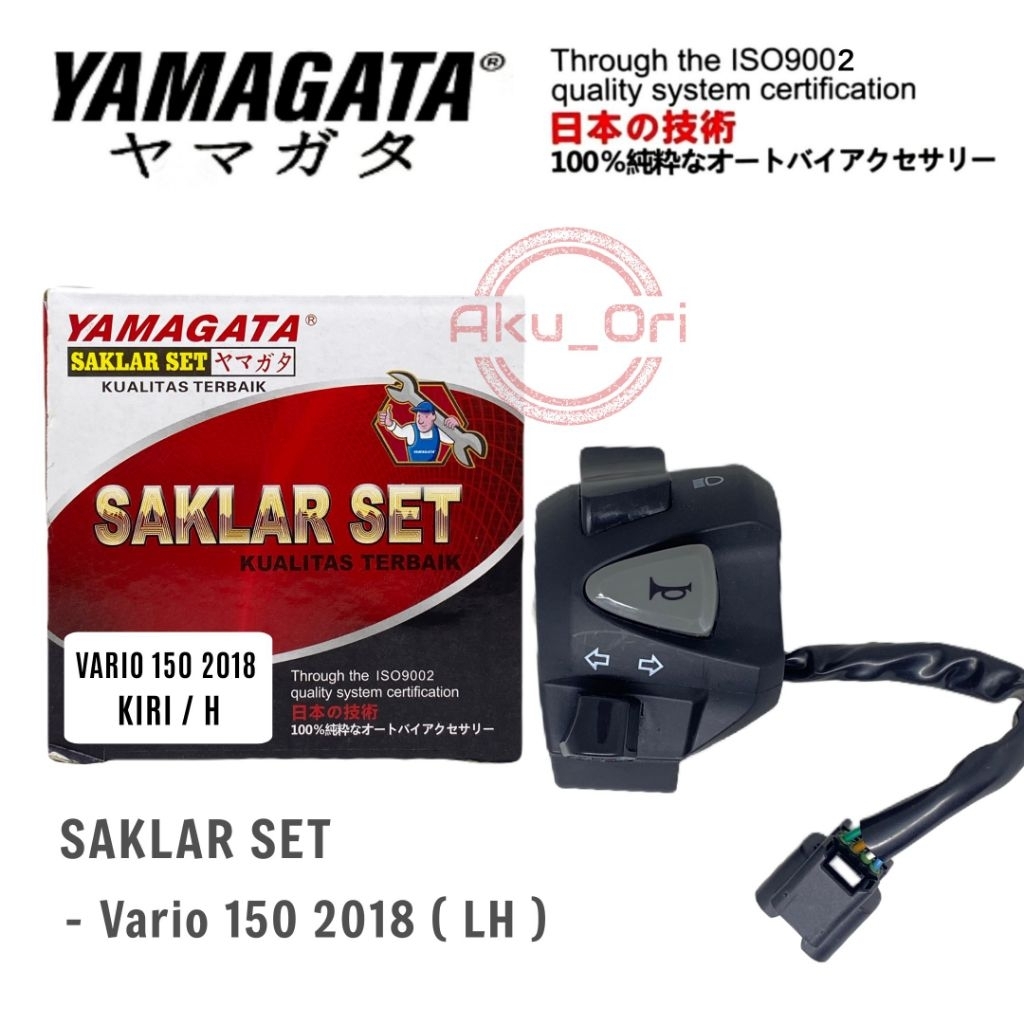 SAKLAR KANAN KIRI VARIO 150 2018 YAMAGATA handle switch holder kanan kiri vario 150 2018
