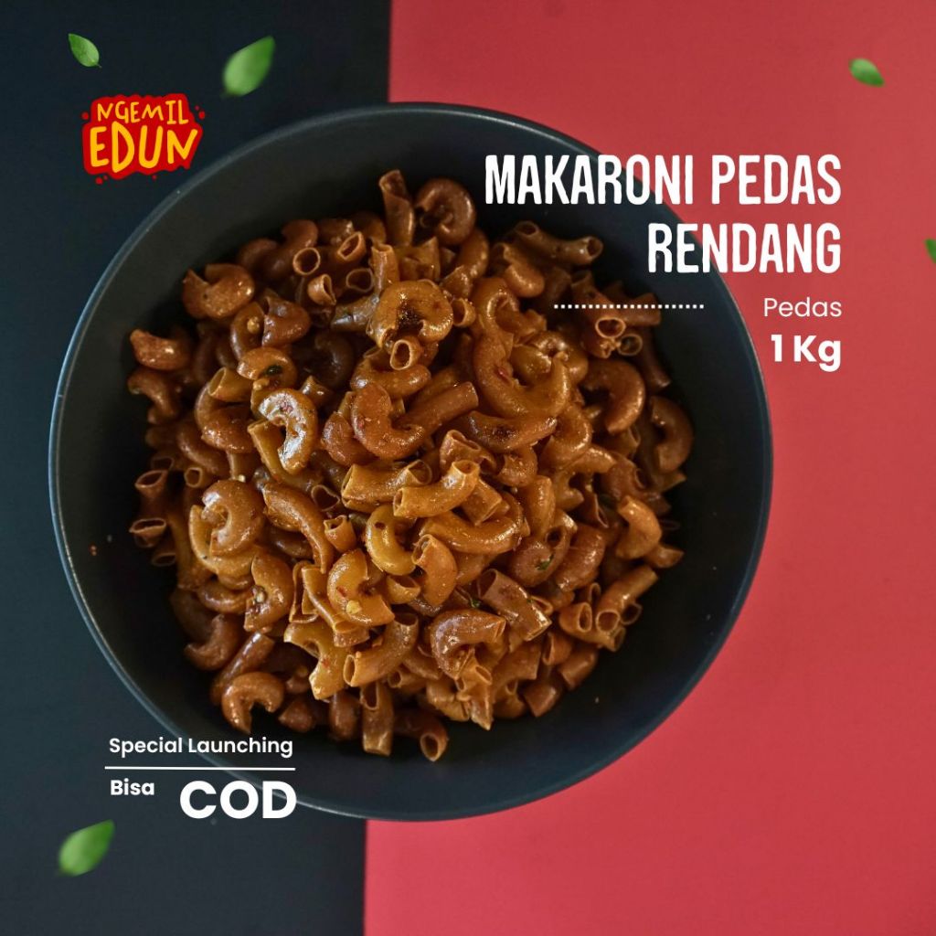 

Forcysn Ngemil Edun - Makaroni Bantet - Rendang/Soto/Opor/Ayam - Snack Pedas Premium