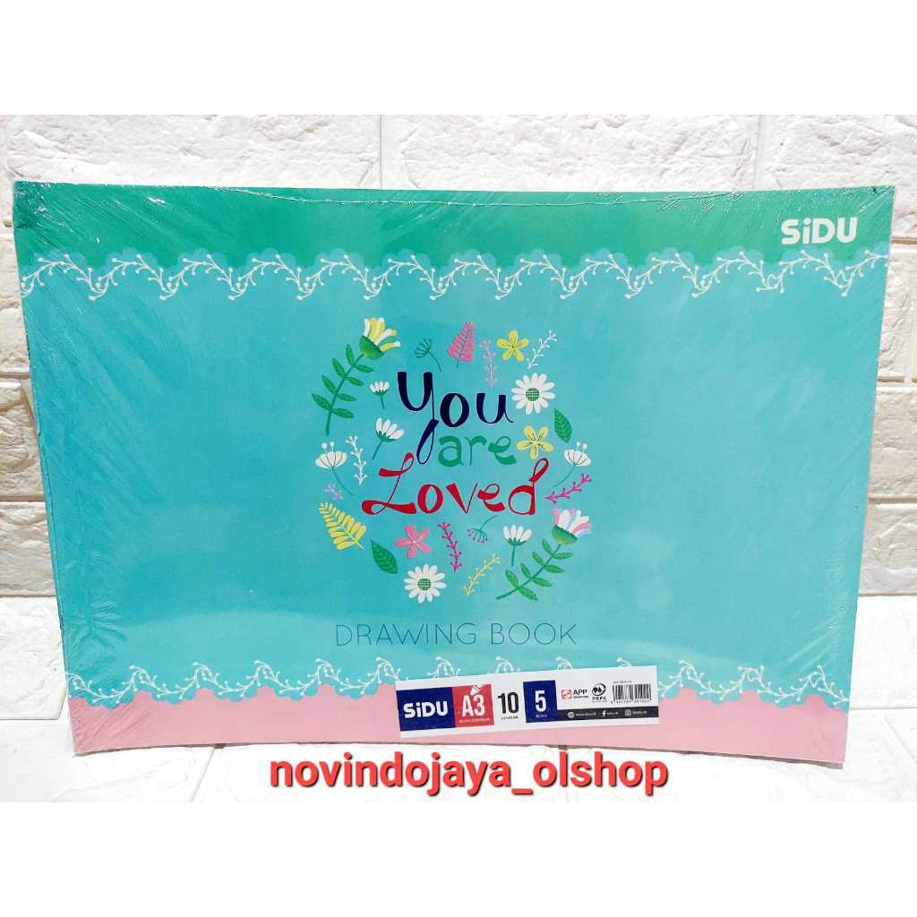 BUKU GAMBAR SIDU A3 ISI 10 LEMBAR BUKU GAMBAR MURAH GROSIR 5PCS
