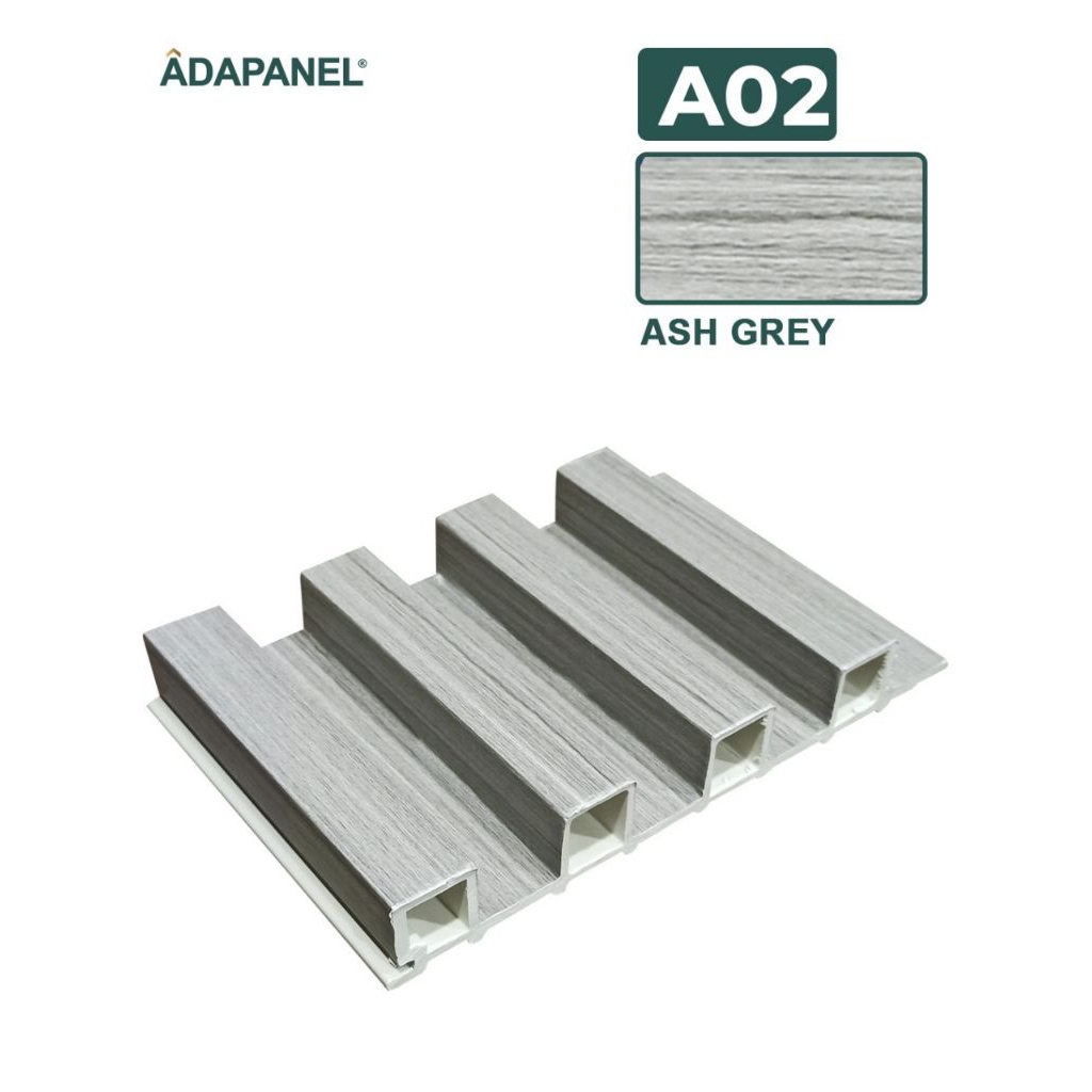 Wall Panel WPC Dinding A02 Ash Grey Interior Rumah