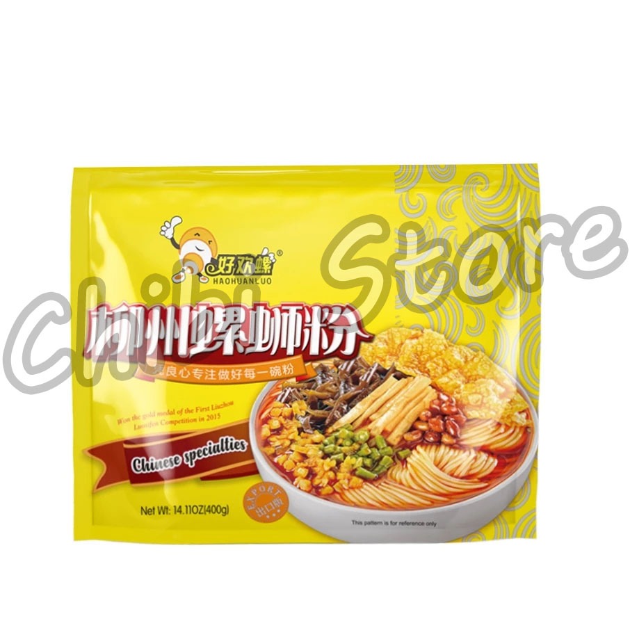 

Haohuanluo Luoshifen 400g Snail Rice Noodles - Hao Huan Luo Luo si fen Mie Bekicot Luosifen Mie Siput 螺蛳粉