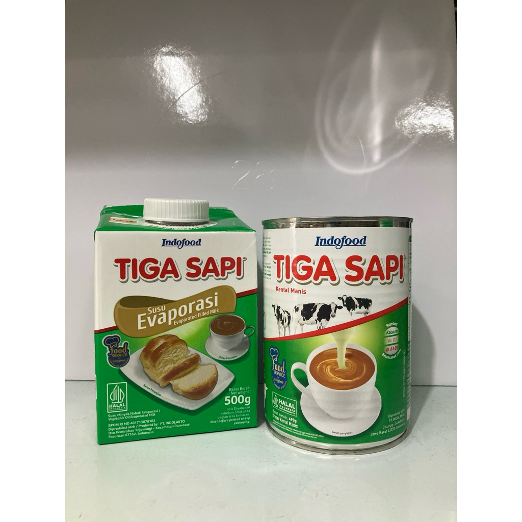 

3 Sapi Evaporasi 500g & 3 Sapi kental manis 450g