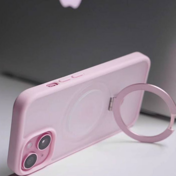 Magsafe For Type Iphone - Case untuk Iphone - Softcase untuk HP Iphone - Case Ring Puter