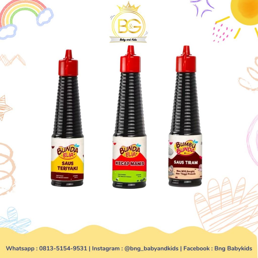 

Bumbu Bunda Elia Kecap Asin/Manis