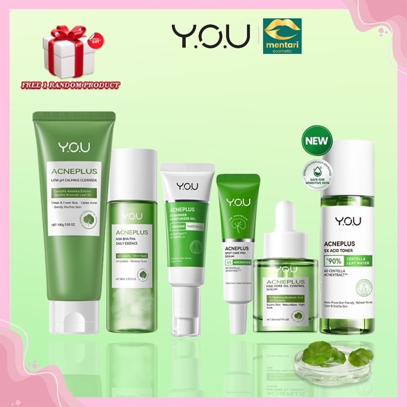 YOU ACNEPLUS SERIES | ACNEPLUS LOW PH CALMING CLEANSER |  | ACNEPLUS ESSENCE TONER  |  ACNE PLUS MOI