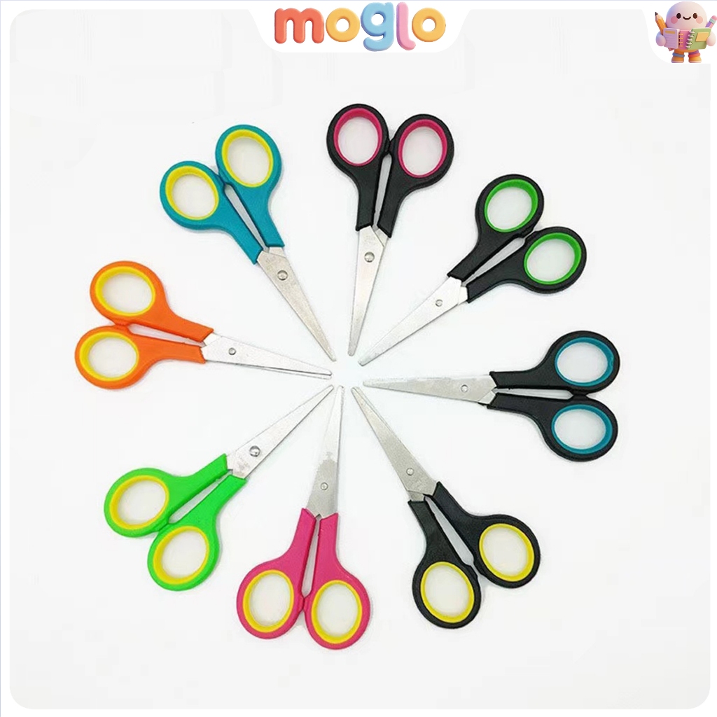 

Gunting Stainless Steel Kecil -isi 12 pcs Murah Pegangan PP Karet Warna Dua, untuk Rumah, Siswa, Kantor, Karya Tangan, Memotong Kertas, Benang & DIY