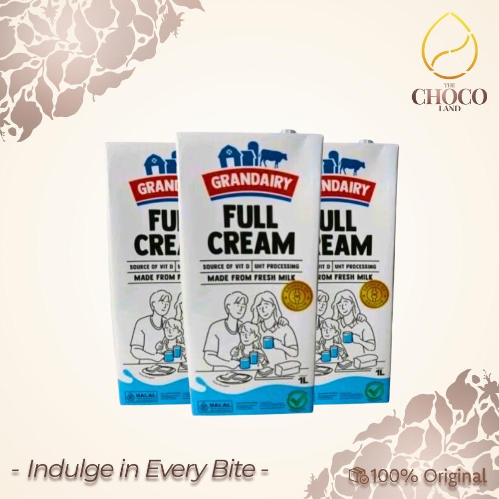 

Grandairy UHT Full Cream Milk 1L - Susu Cair Tinggi Nutrisi