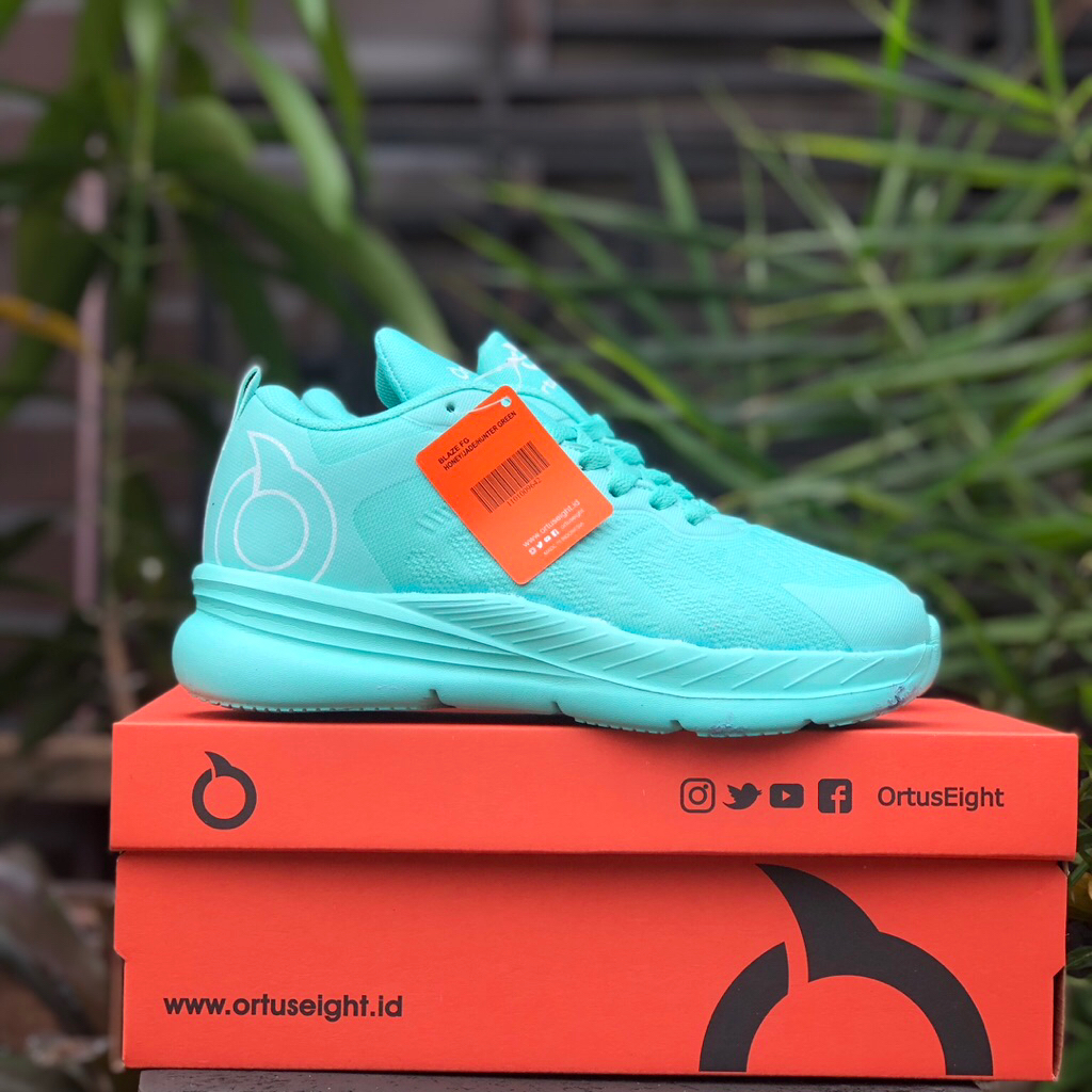 sepatu wanita hijau tosca keren ringan