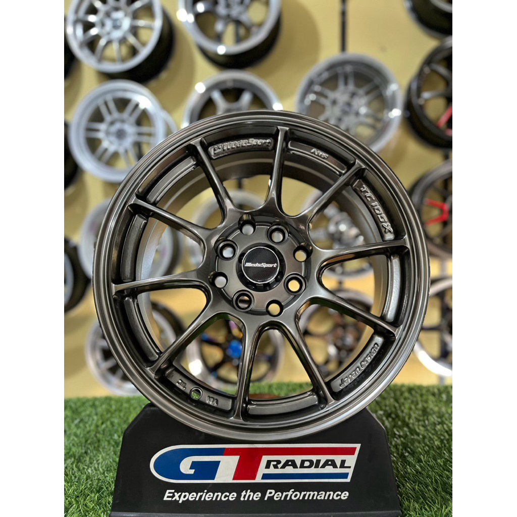 velg mobil wedsport tc105 r15 hyper black lebar 6,5 et42 kondisi baru