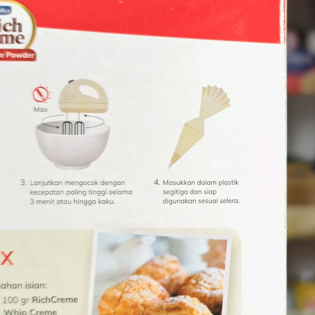 

[Whispers] Rich Creme Whipping Cream / Whipping Cream Rich Creme 200Gr / Whipping Cream Ellenka