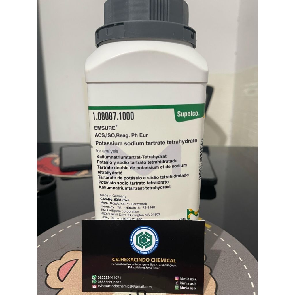 K Na Tartrate Tetrahydrate/ kalium natrium Tartrate 1kg