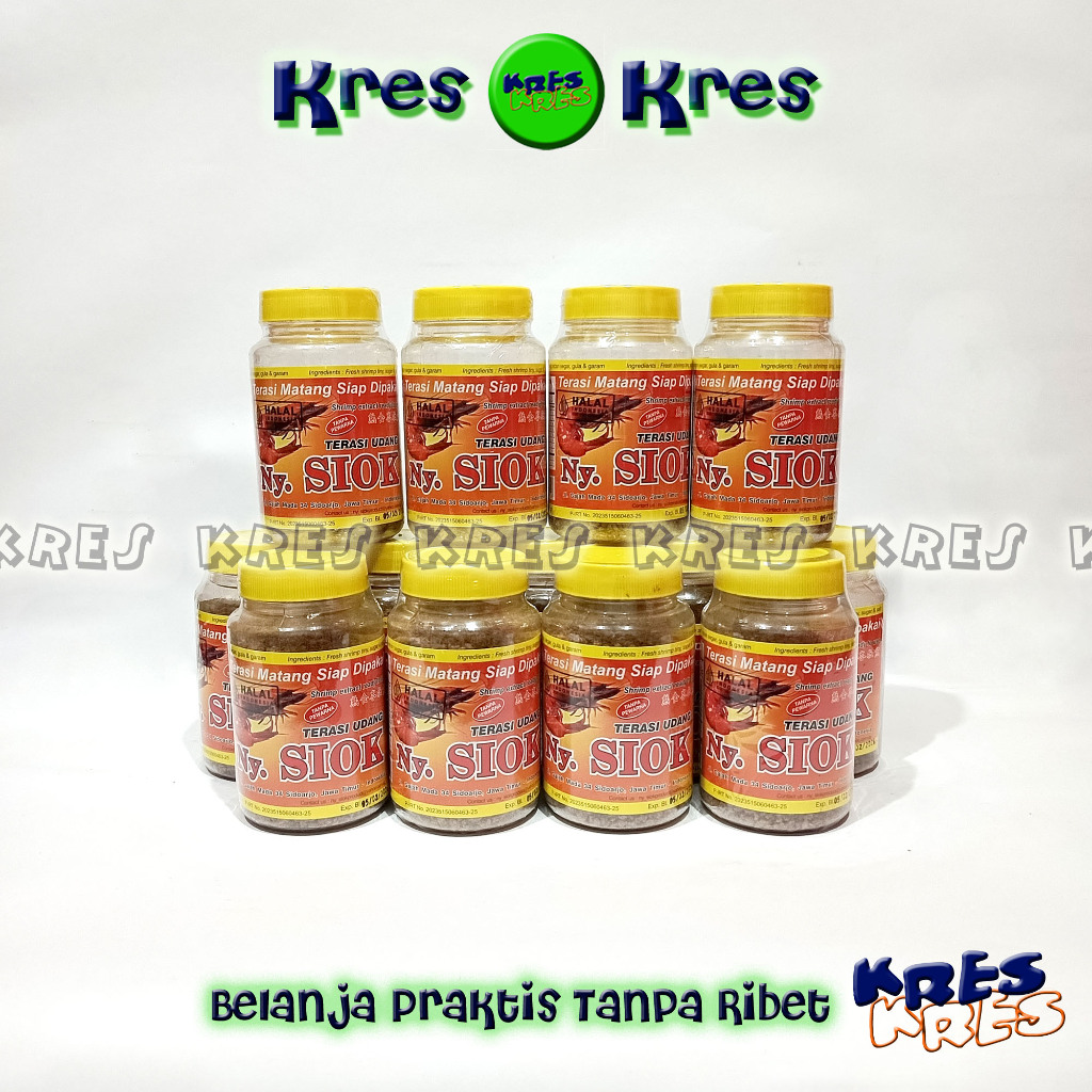 

PAKET GROSIR Ny Siok Terasi Udang Matang Trasi Sambal