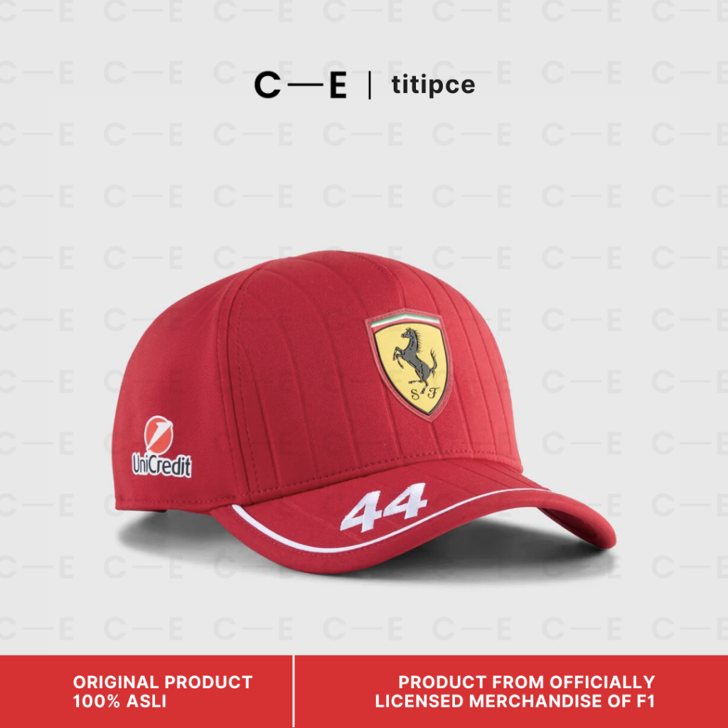 Scuderia Ferrari F1 PUMA Lewis Hamilton Driver Cap 2025 Hat Baseball