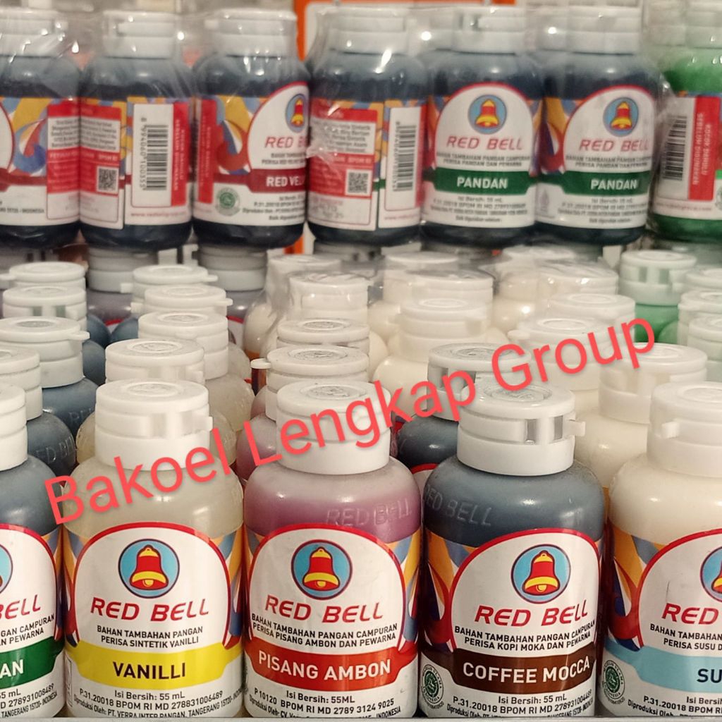 [ Grosir ] RED BELL  per slop (isi 6) botol 55 ml