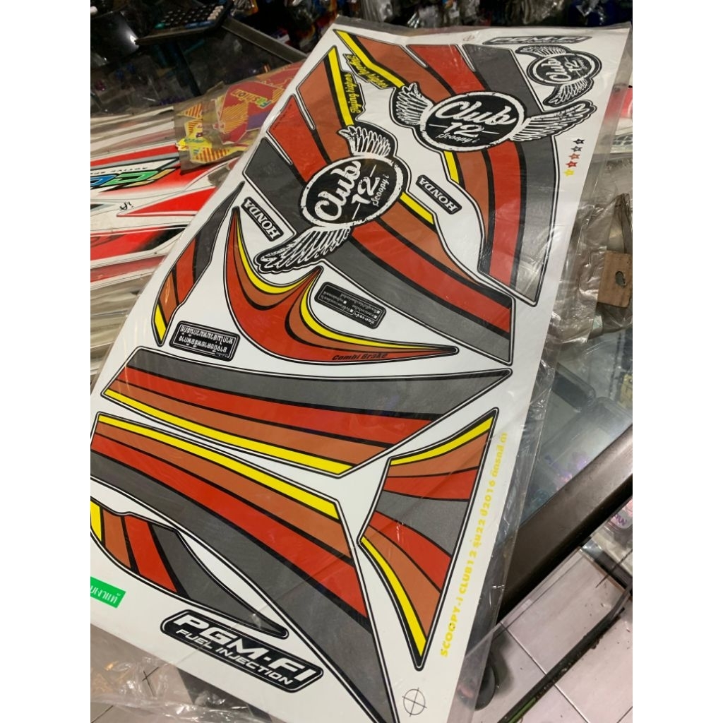 Striping scoopy i club 12 bahan kodak paper thailand