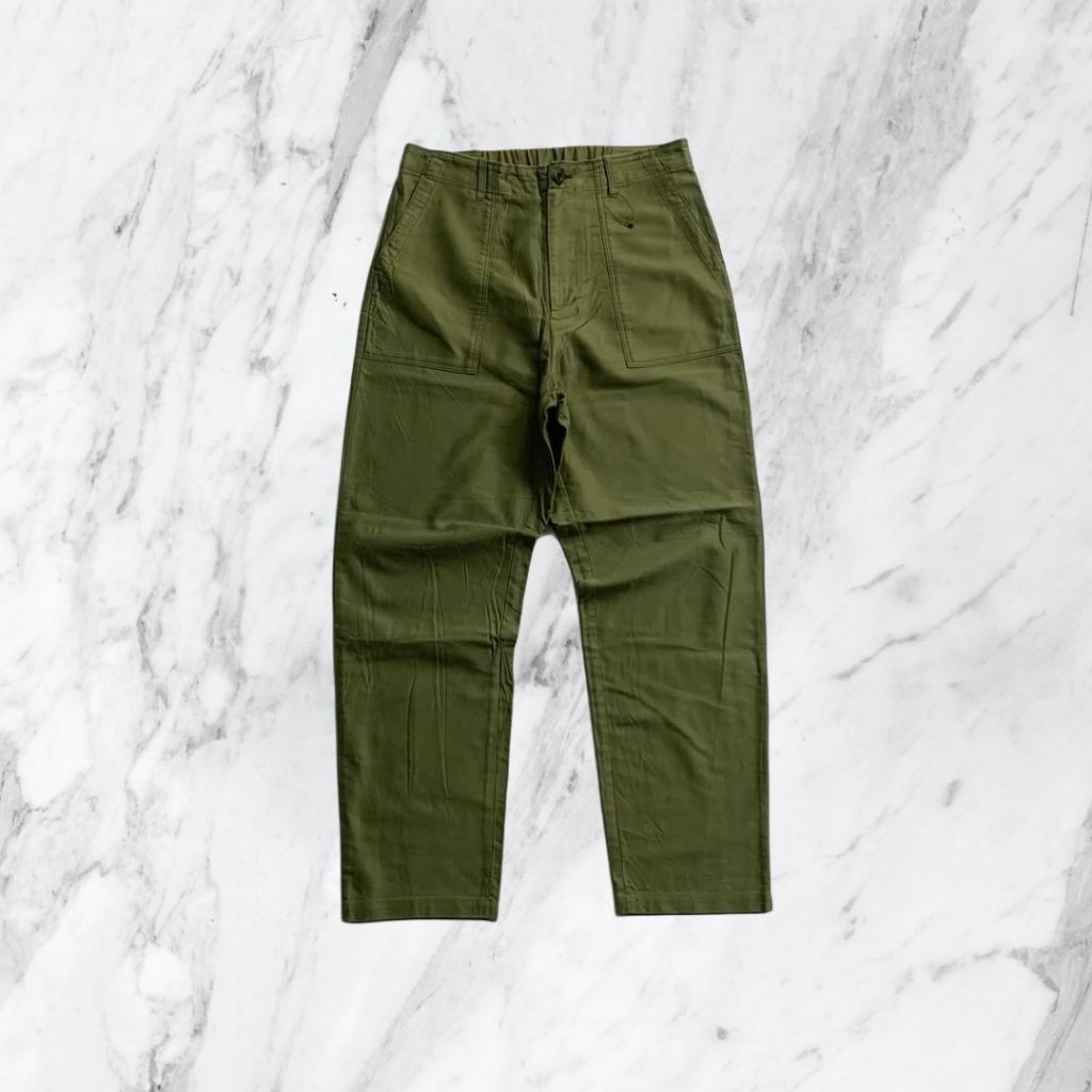 Ecla Japan fatigue pants dark green