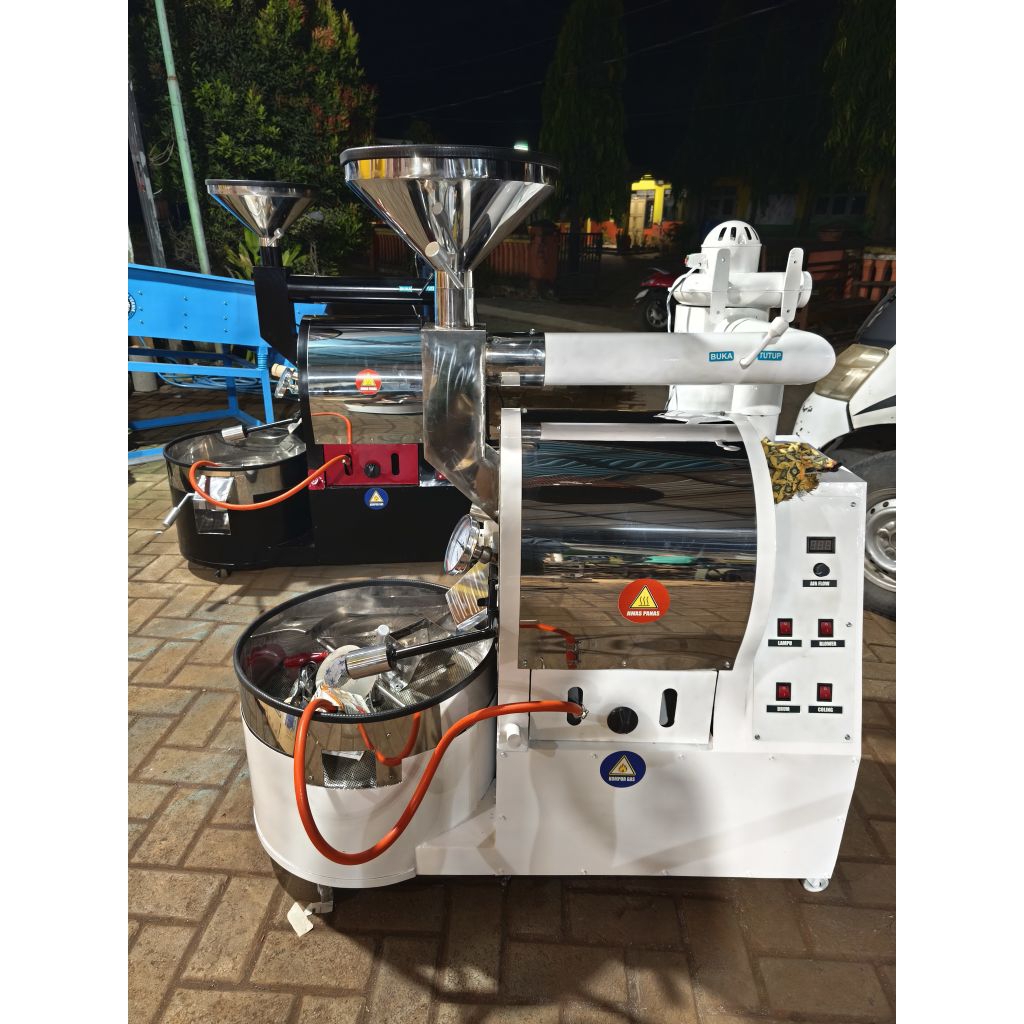 MESIN ROASTING KOPI KAPASITAS 5 KG LENGKAP PENDINGIN