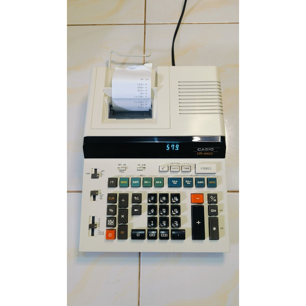 

STN KALKULATOR STRUK CALCULATOR PRINT CASIO DR 8620