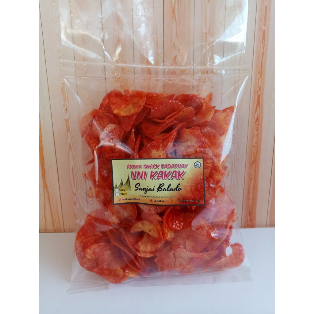 

Sanjai Balado Bulat Pedas Manis 250 gr
