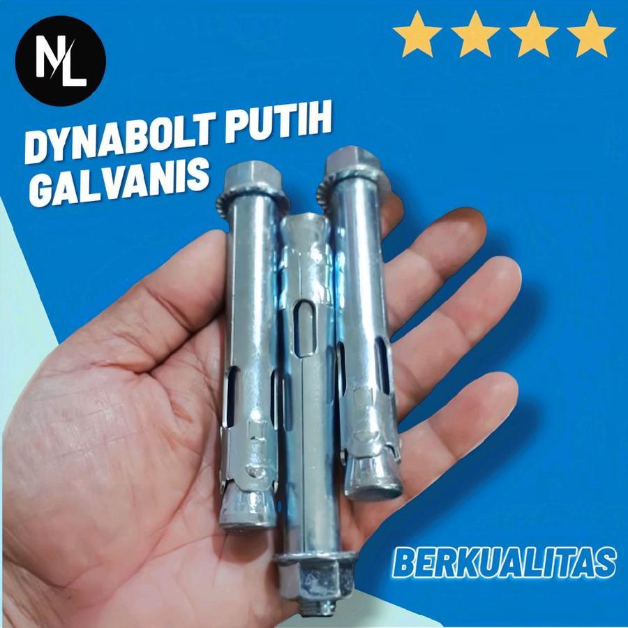 M12X120 DYNABOLT PUTIH / DINABOLT M12 GALVANIS (12CM)