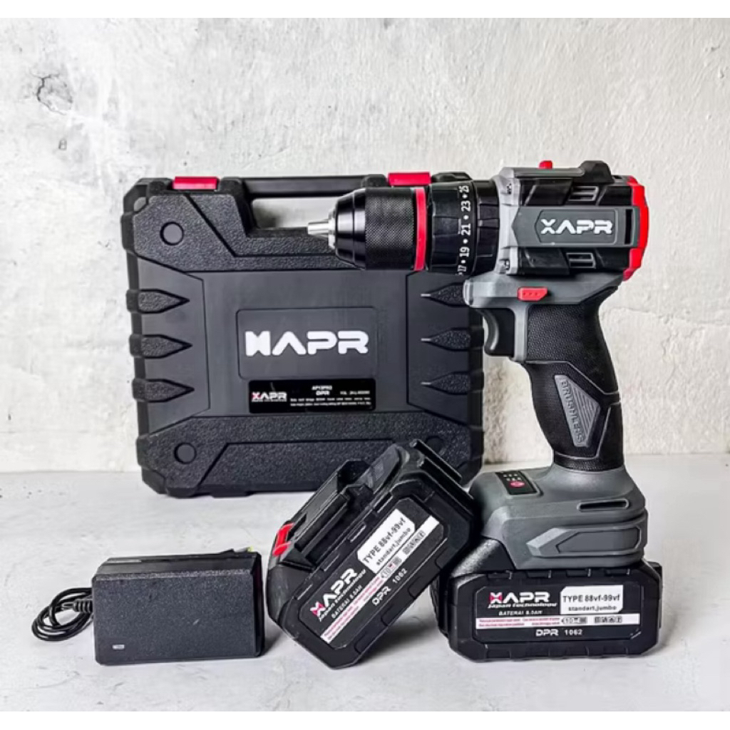 Bamboogrove_ Cordless Drill 88V Apr Ap13 Pro Mesin Bor Baterai 88V Apr Ap13 Pro Bor Beton Tembok
