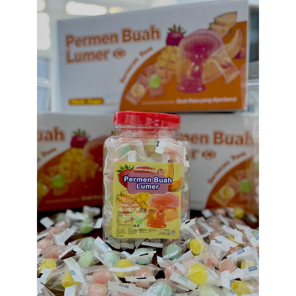 

Permen Jadul Isi Syrup Rasa Buah Kemasan Toples