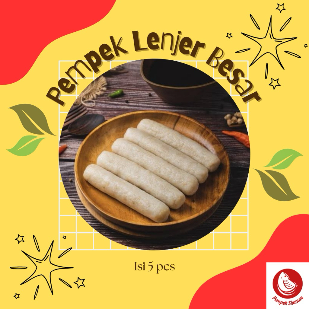 

PEMPEK LENJER BESAR ISI 5 PC
