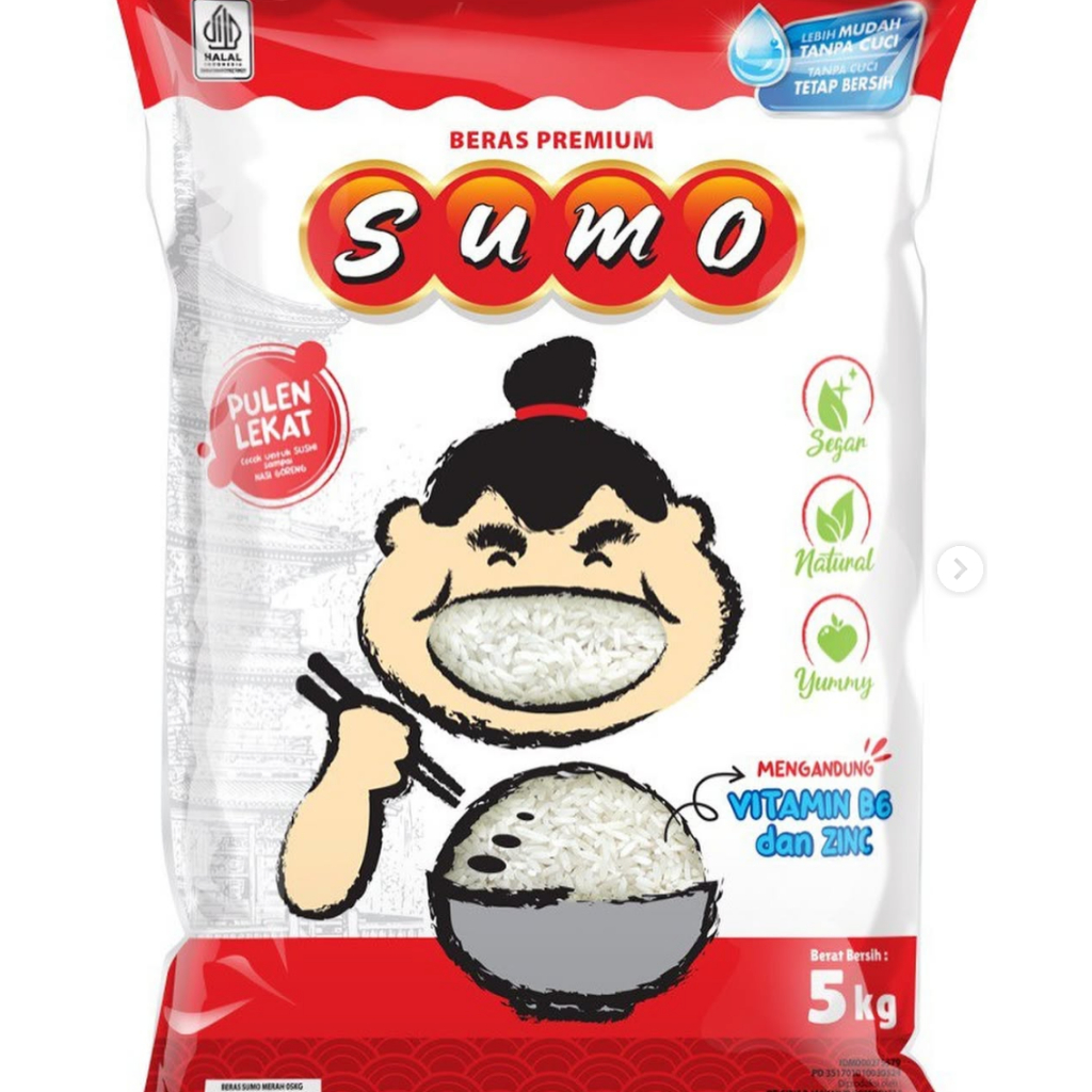 

Beras Sumo Calrose Jepang 5kg – Beras Sushi / Onigiri Premium Medium Grain
